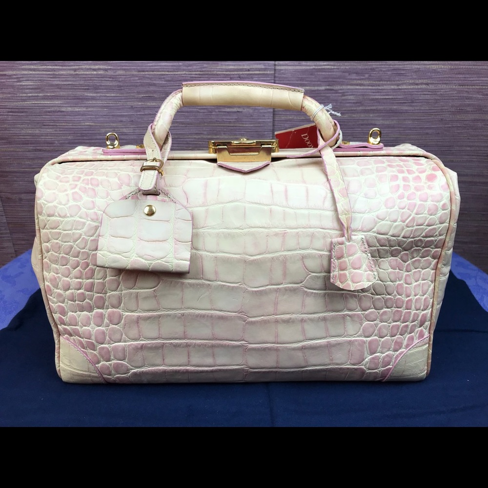 Dooney & Bourke Pink Small Nile Doctor Satchel